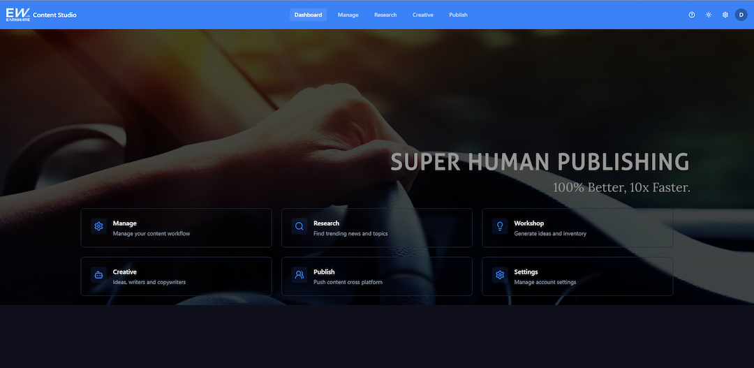 Content Studio | Earnware