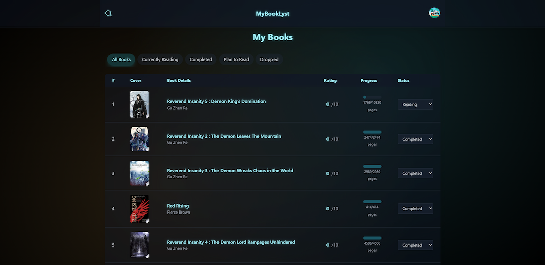 MyBookLyst